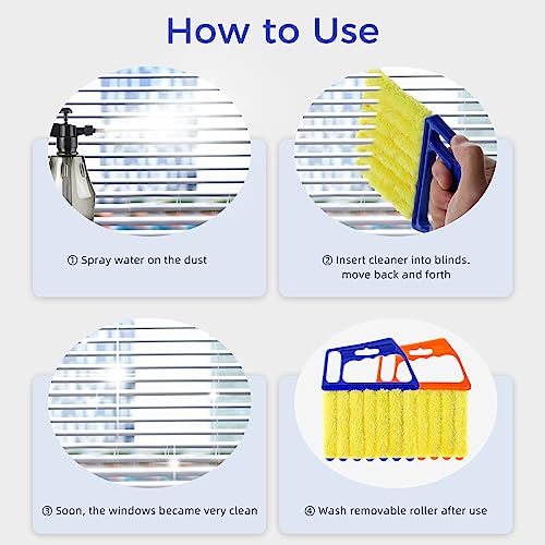 4Pcs Window Venetian Blind Cleaner