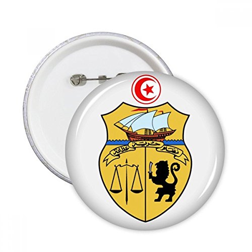 Bouton vêtement pins Tunisie décoration écusson rond multicolore en taille S pour tissu