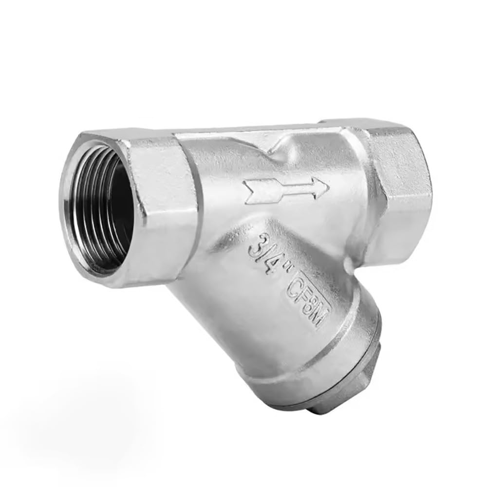 Filtr Siatkowy Inline Y, Gwint BSPT Ze Stali Nierdzewnej 304, Siatka 80, Łącznik Rurowy Antykorozyjny Do Oleju Gazowego Powietrze Woda, 1 Szt.(DN100 4 Inch)
