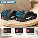 Cordless Sheep Shears 500W, Professional Rechargeable Sheep Clippers with 2 Lithium Battery, 6 Speeds Heavy Duty Animal Grooming Clipper Compatible with Makita 18V Battery for Sheep, Goat, Alpacas