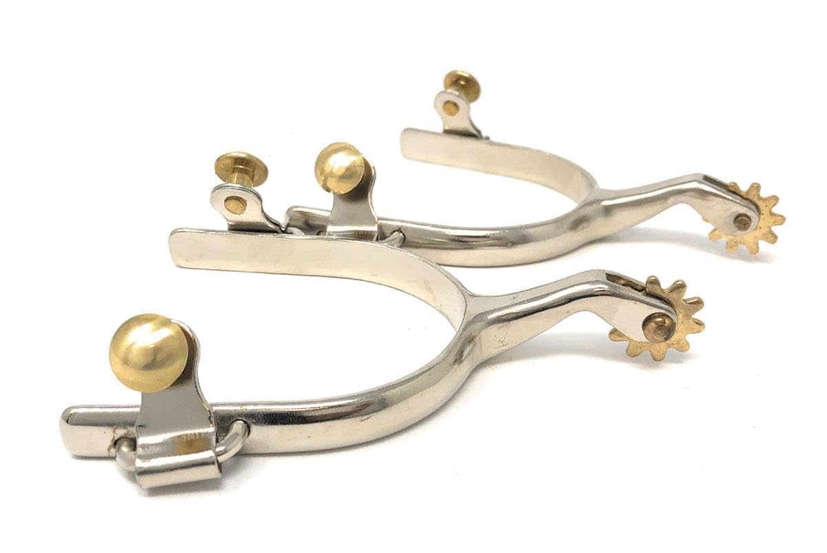 AJ Tack Wholesale Espuelas de cuerda de banda de 1,27 cm