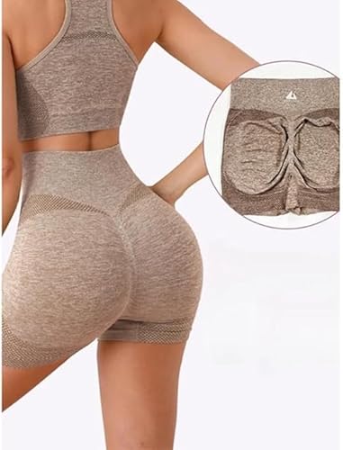 2 pecas Conjunto Academia Fitness Feminino Short + Top Bra Levanta Bumbum NAS CORES,CINZA, VERMELHO,