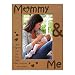 Kate Posh - Mommy & Me Engraved Natural Wood Picture Frame, I Love Mommy Photo Frame, New Baby Gifts, Nursery Picture Frame, New Mom Gifts (4x6-Vertical)