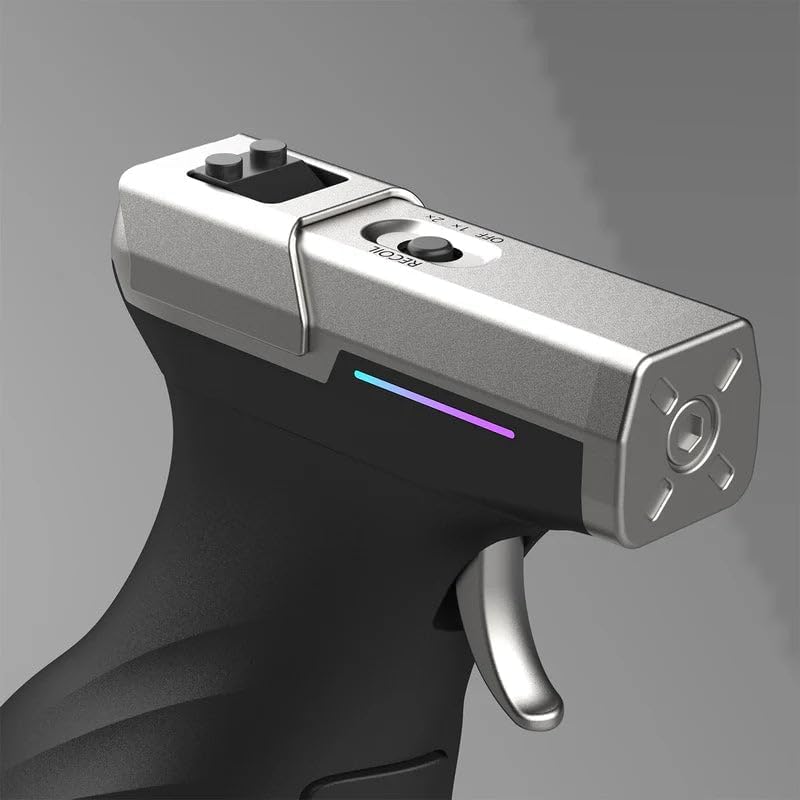 ErgoStrike7 Next-Gen FPS Gaming Mouse with Recoil (Black) - FPS Gun Grip Mouse, Ergonomic Vertical Design, Wireless/Wired USB for PC Gamers (Black)