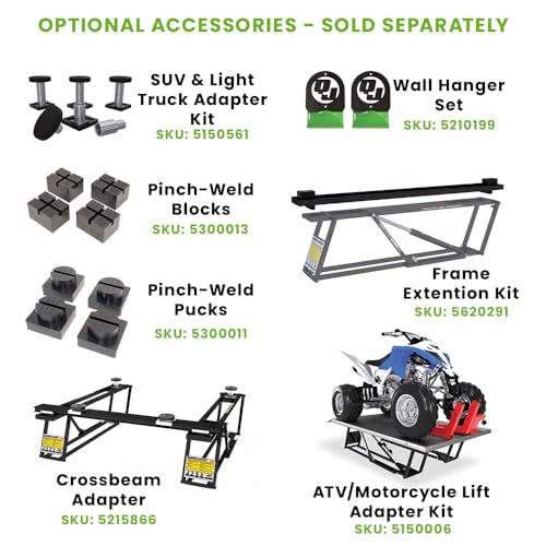 QuickJack 5000tl Bundle 5,000lb. Portable Car Lift with 110V Power Unit