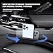 YGDMD 2PCS Deepened Car Seat Gap Filler Organizer,Multi-Purpose 2 in 1 Car Gap Filler with Bottom Charging Opening for Avoiding Item Falling,Universal No Drop Seat Guard for Cars