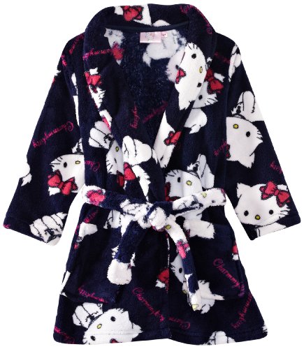 Charmmy Kitty - HM2248 - Peignoir de Bain Fille, Bleu (Estate Blue), 3 Ans