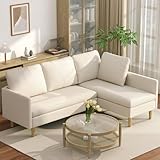 Design Moderne : Les lignes épurées et la forme intemporelle s'intègrent parfaitement à divers styles de décoration. Parfait pour le salon, mais aussi comme canapé de réunion ou lit d'appoint dans un bureau. Également idéal pour les chambres ou les appartements en tant que zone de détente cosy.