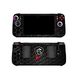 Skin Sticker Protect Cover Compatible with MSI Claw 8 AI+ A2VM, Anti Scratch, Bubble Free (Black Hexagon)
