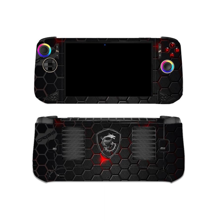 Funda de vinilo sin burbujas para MSI Claw 8 AI+ A2VM negra