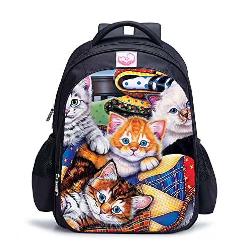 Cartable de mode 16 pouces imprimé 3D avec motifs animaux pour étudiants et actifs