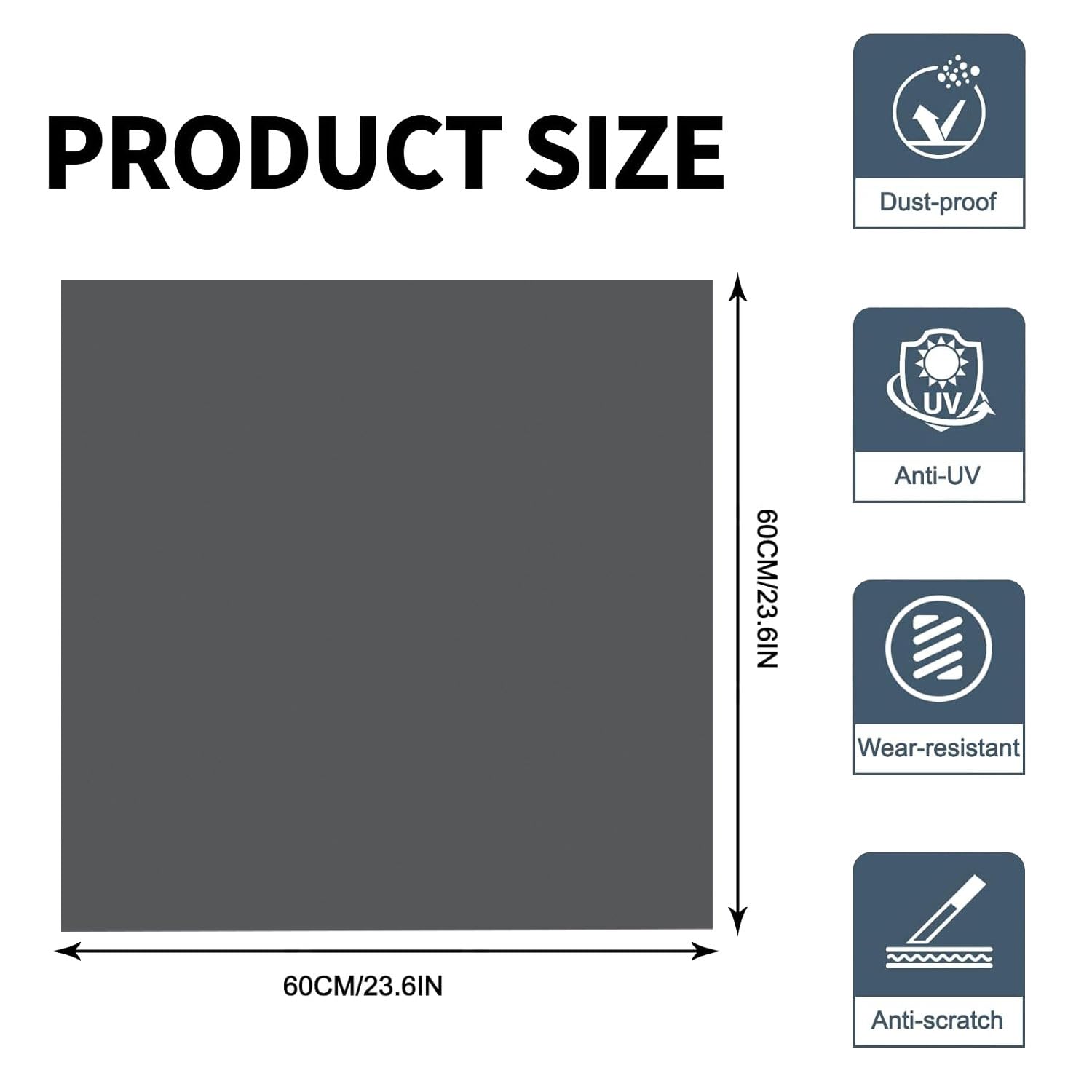 Gros plan sur la texture absorbante et antidérapante du tapis de protection YeahBoom pour machine à laver.