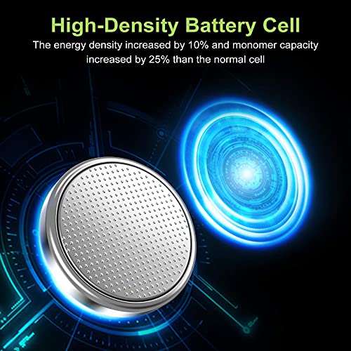 Powerowl High Capacity Cr2025 Battery (15-Pack) 2025 3V Lithium Batteries, 10 Years Leak-Free #TOP1