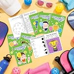 JAPBOR 24pcs Pickleball Mini Coloring Book Party Favors Bulk - Image 2
