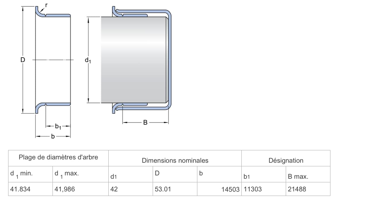 SKF 99166 Speedi Sleeve and Tool Kit, Inch, 1.650in Shaft Diameter, 0.445in Width