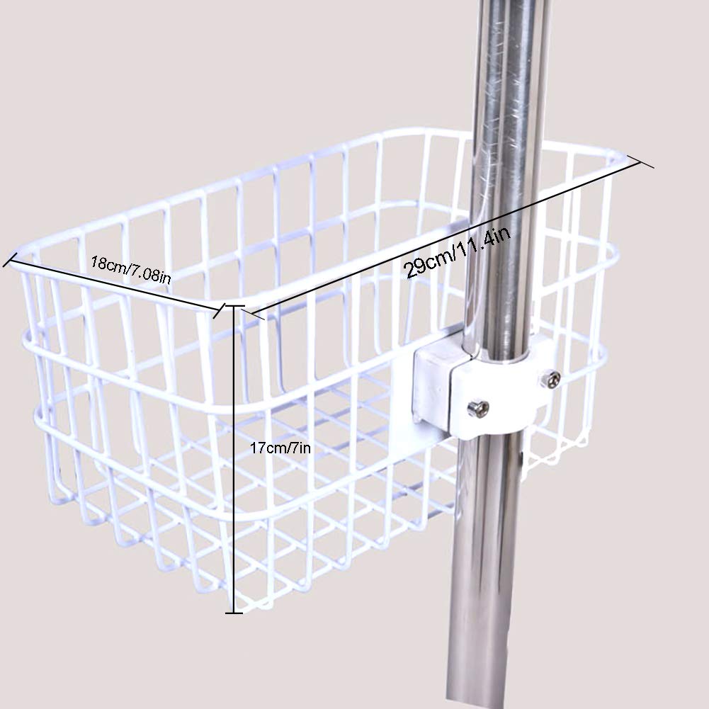 Gotero de pie Soporte Intravenoso Móvil Portátil, Soporte Intravenoso De Acero Inoxidable Soporte De Infusión De Elevación De Presión De Aire De 43 "a 83" (110-210 Cm) Para Hospital, Clínica Y Hogar