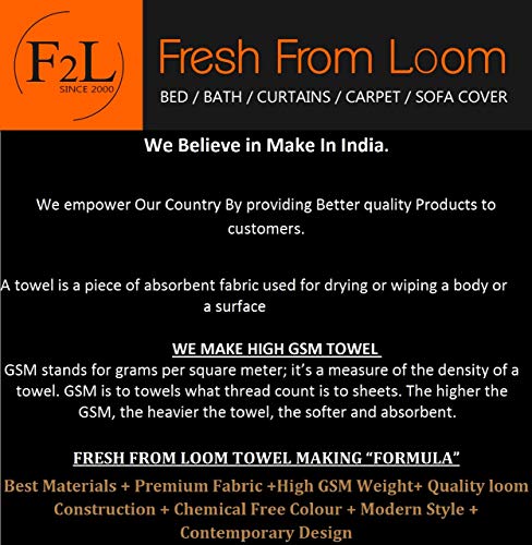 Image of FRESH FROM LOOM 500 GSM Towels for Bath | Ultra-Premium 100% Pure Cotton| Quick Dry Towel Set for Men & Women | Skin Friendly & Hypoallergenic | Water Absorber (27 x 54 Inch | Grey) 4pc