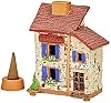 Portavelas de té de cerámica artística decoración para habitación hecho a mano coleccionable mini faro casa callejera en Provenza, Francia S12-1 8