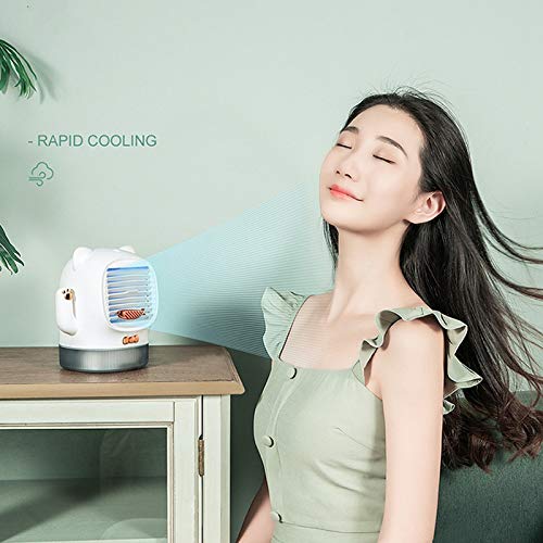 Mini refroidisseur d'air portable et diffuseur d'aromathérapie pour bureau