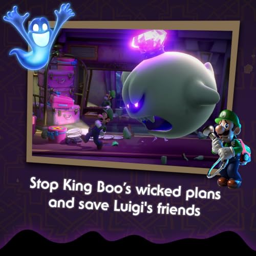 Jeu daventure Luigis Mansion 3 Nintendo Switch Action PEGI 7+ Cartouche - vue 6