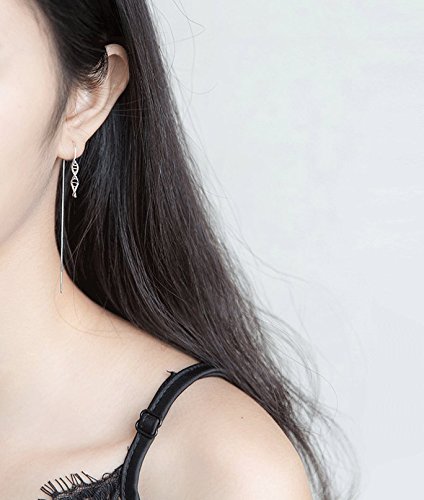 Helen De Lete Fashion Dna 925 Sterling Silver Drop Earrings #TOP5
