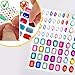 WUERQIE Brillantes Para Decorar Diamantes Autoadhesivas,15 Hojas Diamantes Autoadhesivas,Pegatinas de Diamantes de...