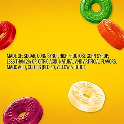 LIFE SAVERS Fruity Variety Hard Candy, 14.5-Ounce Sharing Size Bag (Pack of 6)