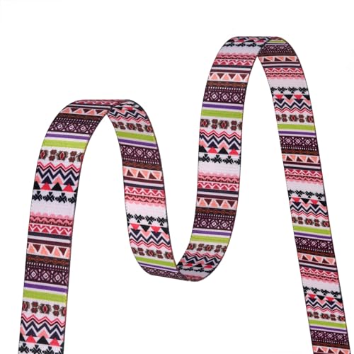 Mihqy Dog Collar with Bohemia Floral Tribal Geometric Patterns - Image 4