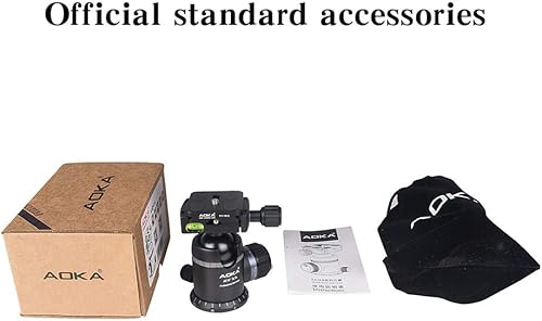 Miniatura 7 de AOKA Cabezal de bola panorámico giratorio profesional de 360 grados con placa de liberación rápida de 14 pulgadas, peso propio 1.08 lbs0.49 kg,