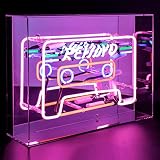 Caja de acrílico grande de neón – Casette