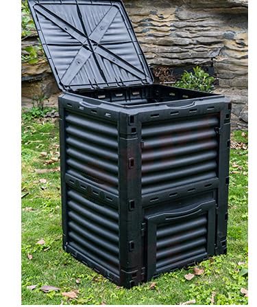 300L Home Garden Fertilizer Composter Bucket Bin Nutrition Outdoor Kitchen Compost Waste - Image 3