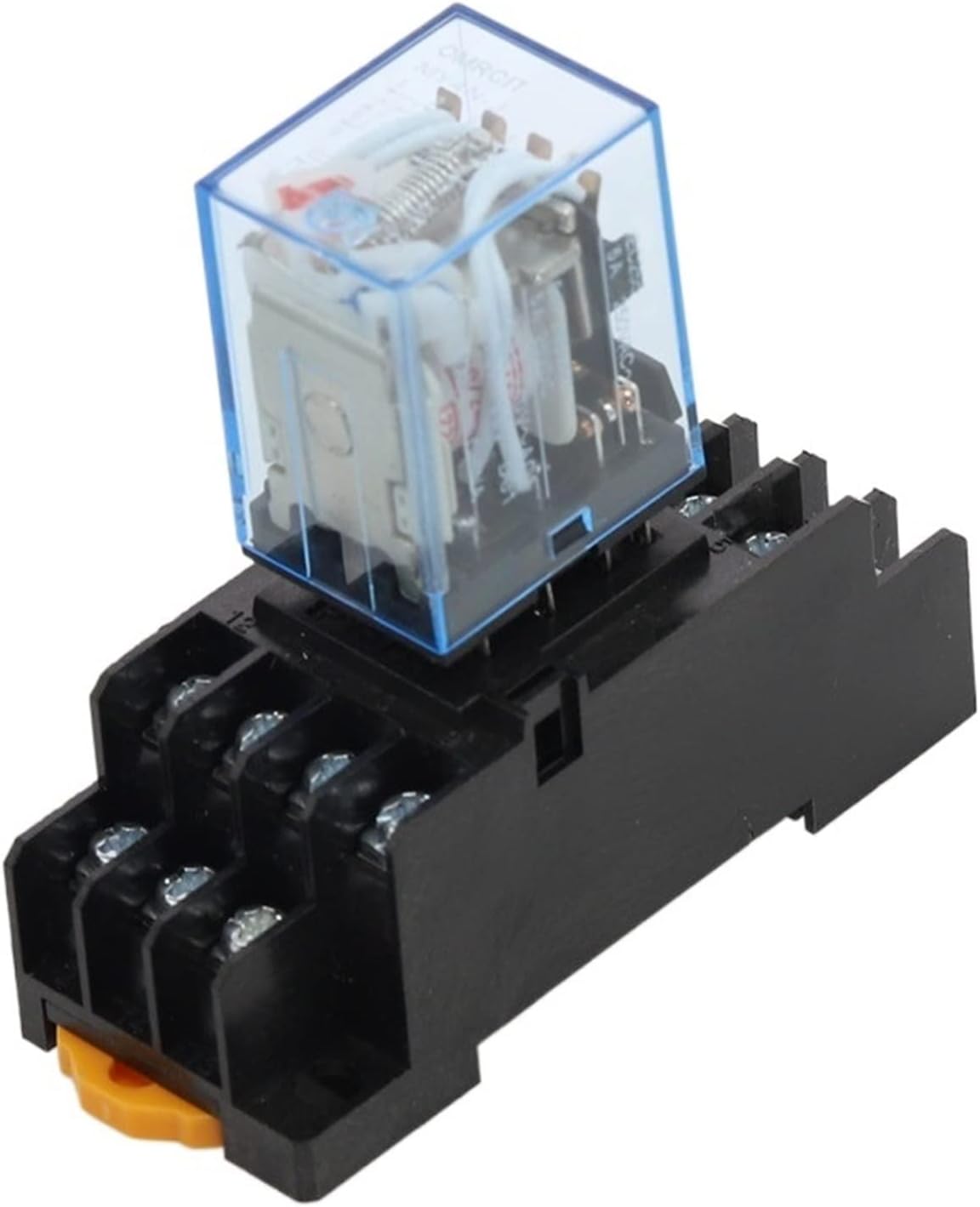 10pcs MY4NJ HH54PL AC 12 24 110 220V Coil 3A Electromagnetic Relay 14 Pin 4PDT 4 NO NC + Base Socket