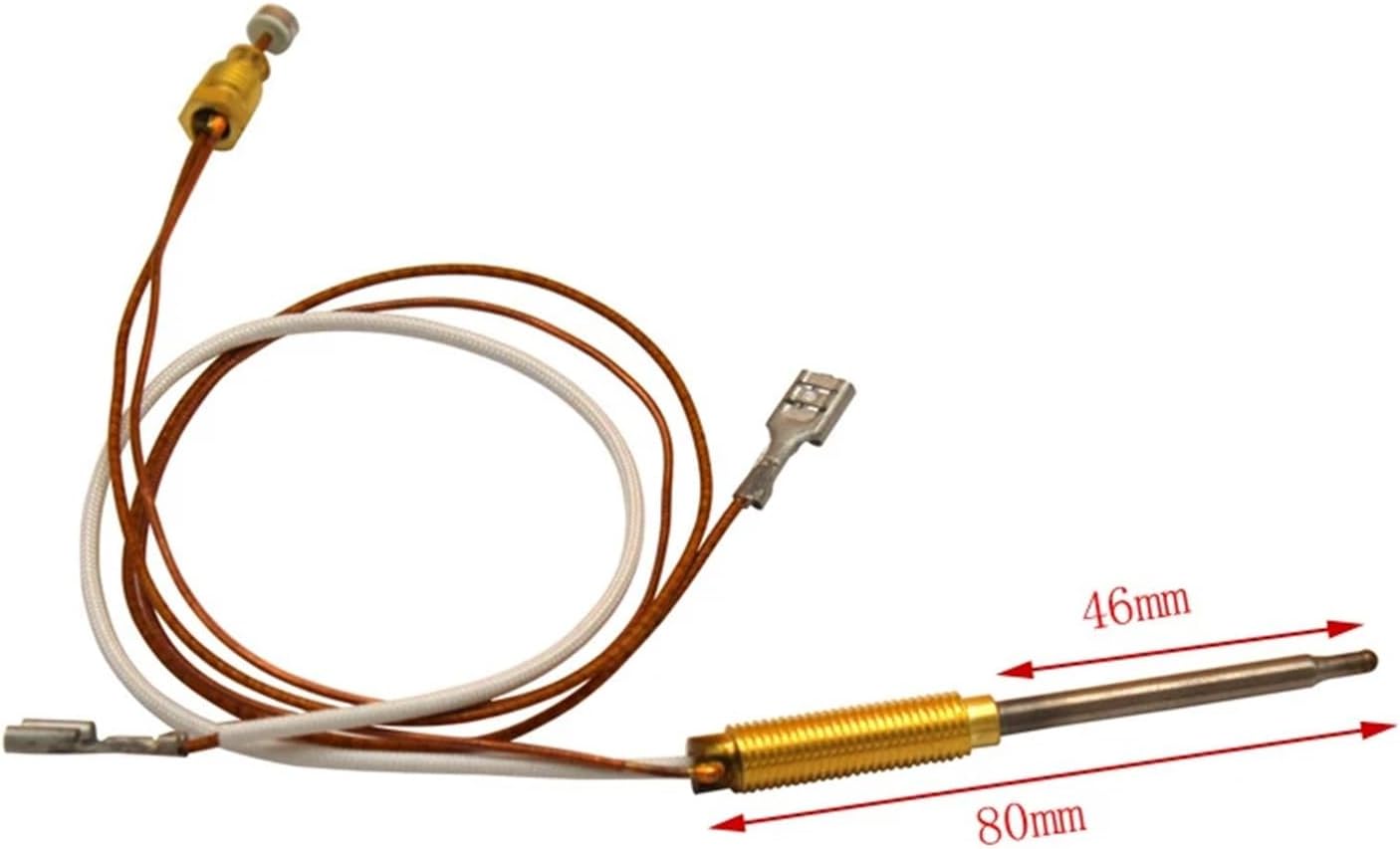 Propane Gas Heater Thermocouple Industry Outdoor Liquefied Barrel Heating Accessories Flameout Protection Temperature Probe M8*1 Lucky