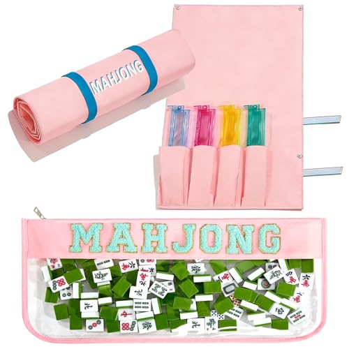 Set de 2 Bolsas para Mahjong Accesorios y Racks