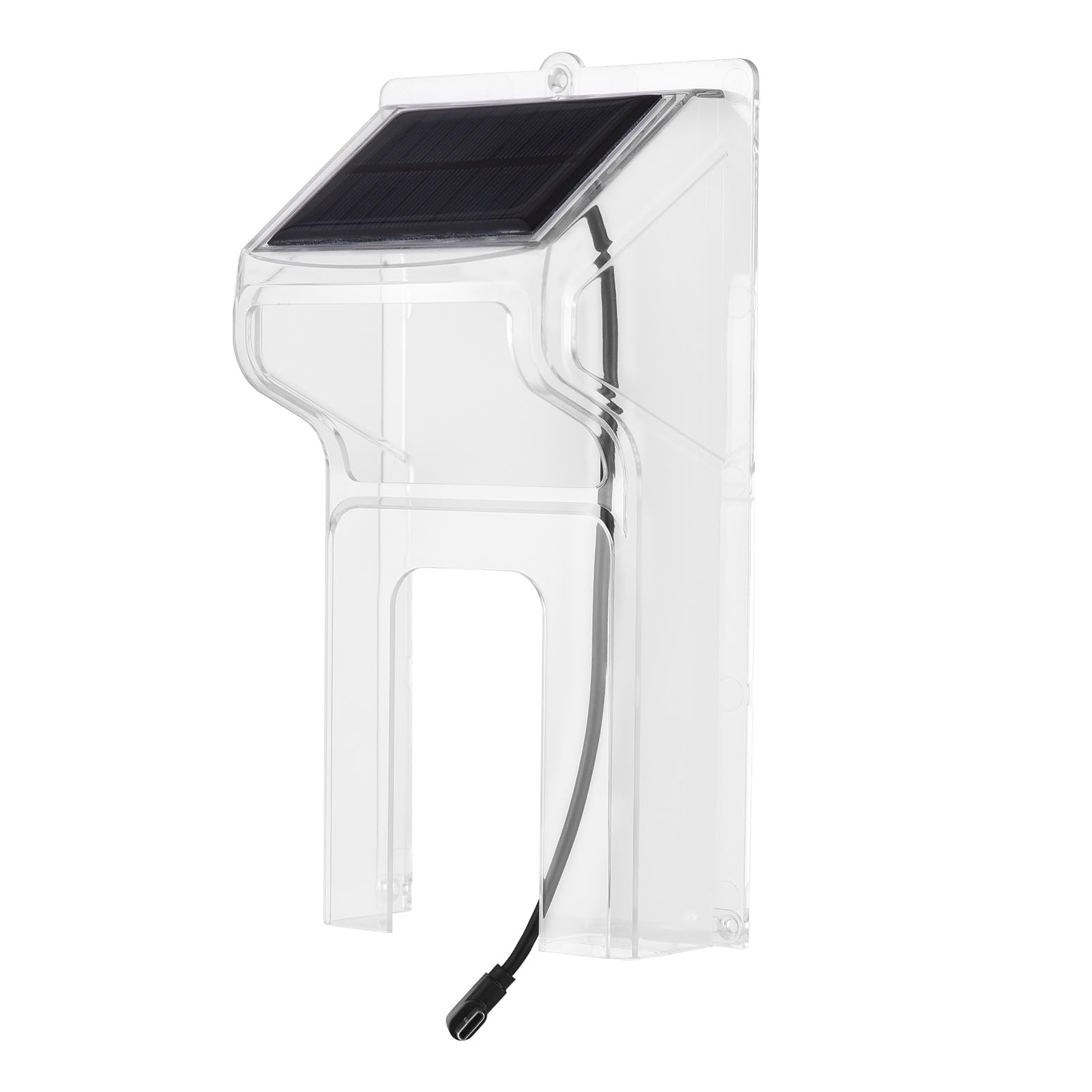 Cubierta de videoportero de fácil instalación para proteger timbres solares exteriores