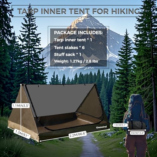 Tienda Mosquitera onewind para 2 Personas, Resistente y Ligera miniatura 6