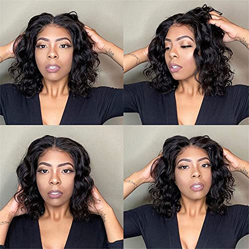 BeautyGirl 9A U Part Body Wave Wigs 16inch Unprocessed Virgin Human Hair U Part Wigs for Black Women Brazilian Body Wave U Part Wigs 150percent Density Natural Color U part wig body 16 Inch