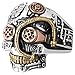 Produktbild Vektenxi Steampunk Schädel Ringe für Männer Frauen Biker Schmuck Cool Gothic Golden Sugar Skull 10 Kreativ und nützlich