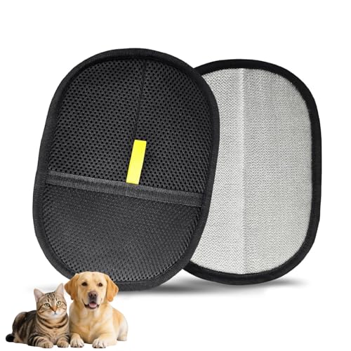 Whaislex Pet Hair Remover,Electrostatic Pet Hair Removal Gloves，Cat &Dog Grooming