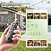 addlon 54(48+6) FT Solar String Lights Waterproof,Patio Lights Solar Powered with Remote & USB Port 15+1 LED Shatterproof Bulbs 3 Light Modes, Dimmable Solar Light for Camping Backyard Garden