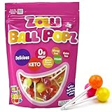 Zollipops The Clean Teeth Pops, sucettes anti-carie, Ball Popz, 150 ml (l'emballage peut varier)
