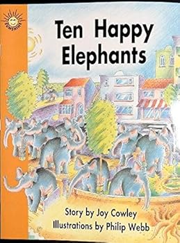 Paperback Ten Happy Elephants Book