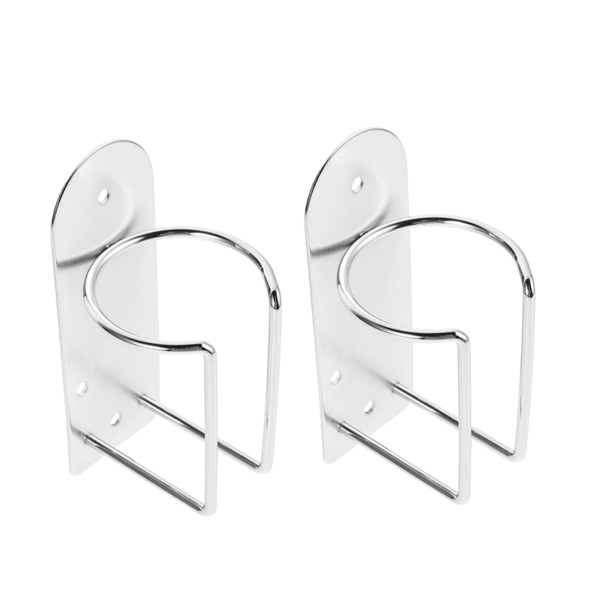 VICASKY Hair Dryer Wall Holder Rack Modern Hair Salon Tool Rack Stainless Steel and Drier Holder