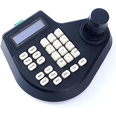 PTZ Speed Dome Camera Controller Joystick Keyboard 2D LCD Display For CCTV Security Systems Cover