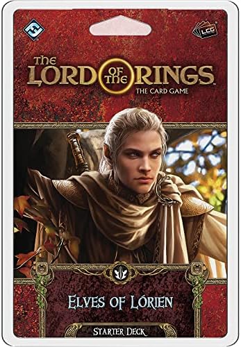Fantasy Flight Games Lord of The Rings The Card Game Elves of Lorien Starter Deck | Cooperative Game for Adults and Teens | Ages 14+ | 1-4 Players | Average Playtime 30-120 Minutes | Made