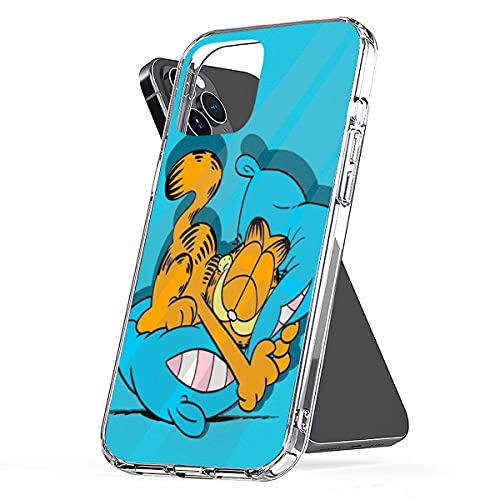 Phone Case Garfield Sleepy Garfield Cover Compatible With Iphone 13 12 11Xxs Xr 8 7 6 6S Plus Mini Pro Max Samsung Galaxy Note S9 S10 S20 Ultra Plus, Transparent #TOP9