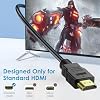 2 Paquetes de Cable Extensor HDMI 3 Pies, Adaptador Macho a Hembra de Alta Velocidad, Cable Extensor de Video 1080P para HDTV, Monitor, PC, Laptop, Proyector 6
