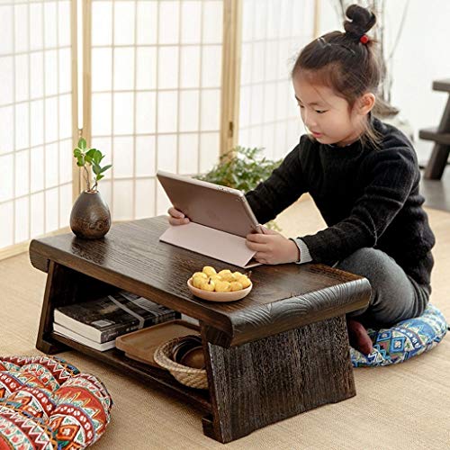 Table basse de chambre en bois marron pour salon et balcon