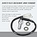 Zufoty Motorcycle Brake Light Switch, Brake Line Pressure Switch, Hydraulic Brake Light Switch with Washers, 10 * 1.25MM Hydraulic Brake Pressure Light Switch Set for Motorcycle Scooter Dirt Pit Bike