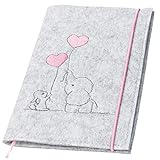 ORGANIZER FÜR ALLE UNTERLAGEN | neben dem passgenauen Einband für das deutsche Untersuchungsheft gibt es weitere praktische Fächer für den Impfpass, die Versicherungskarte, Infoblätter etc.